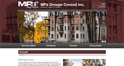 Desktop Screenshot of mpagroupeconseil.com