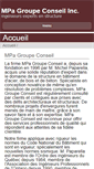 Mobile Screenshot of mpagroupeconseil.com