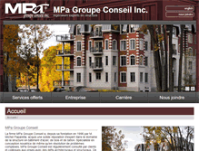 Tablet Screenshot of mpagroupeconseil.com